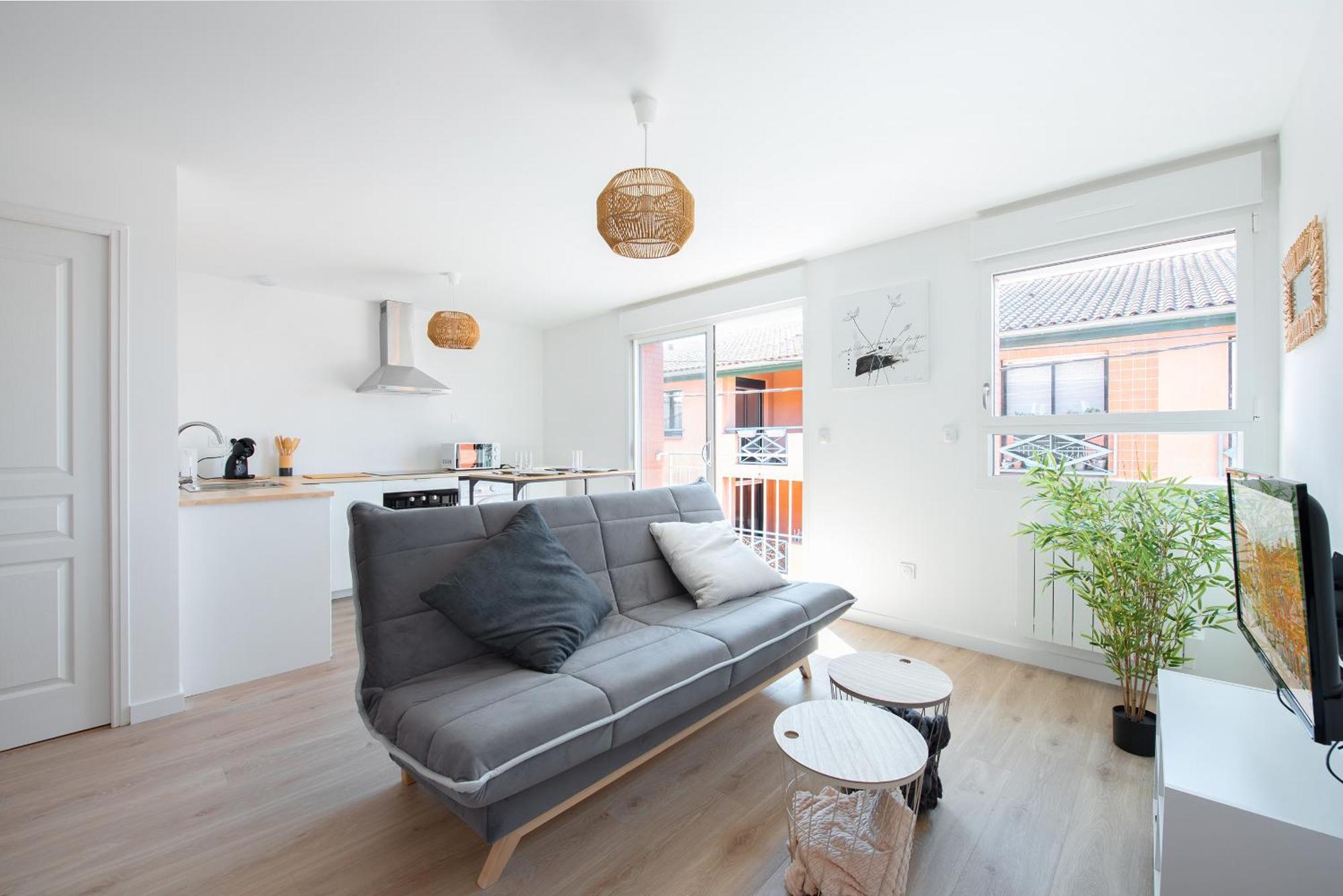 Apartament T2 Avec Parking Gratuit - Proximite Gare Tuluza Zewnętrze zdjęcie