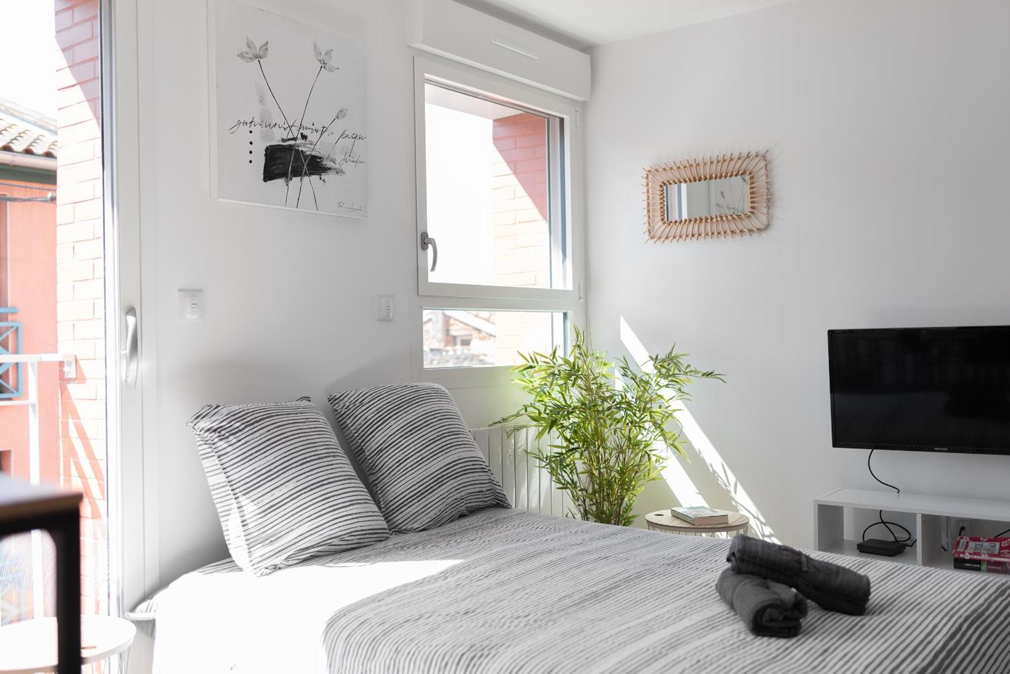 Apartament T2 Avec Parking Gratuit - Proximite Gare Tuluza Zewnętrze zdjęcie