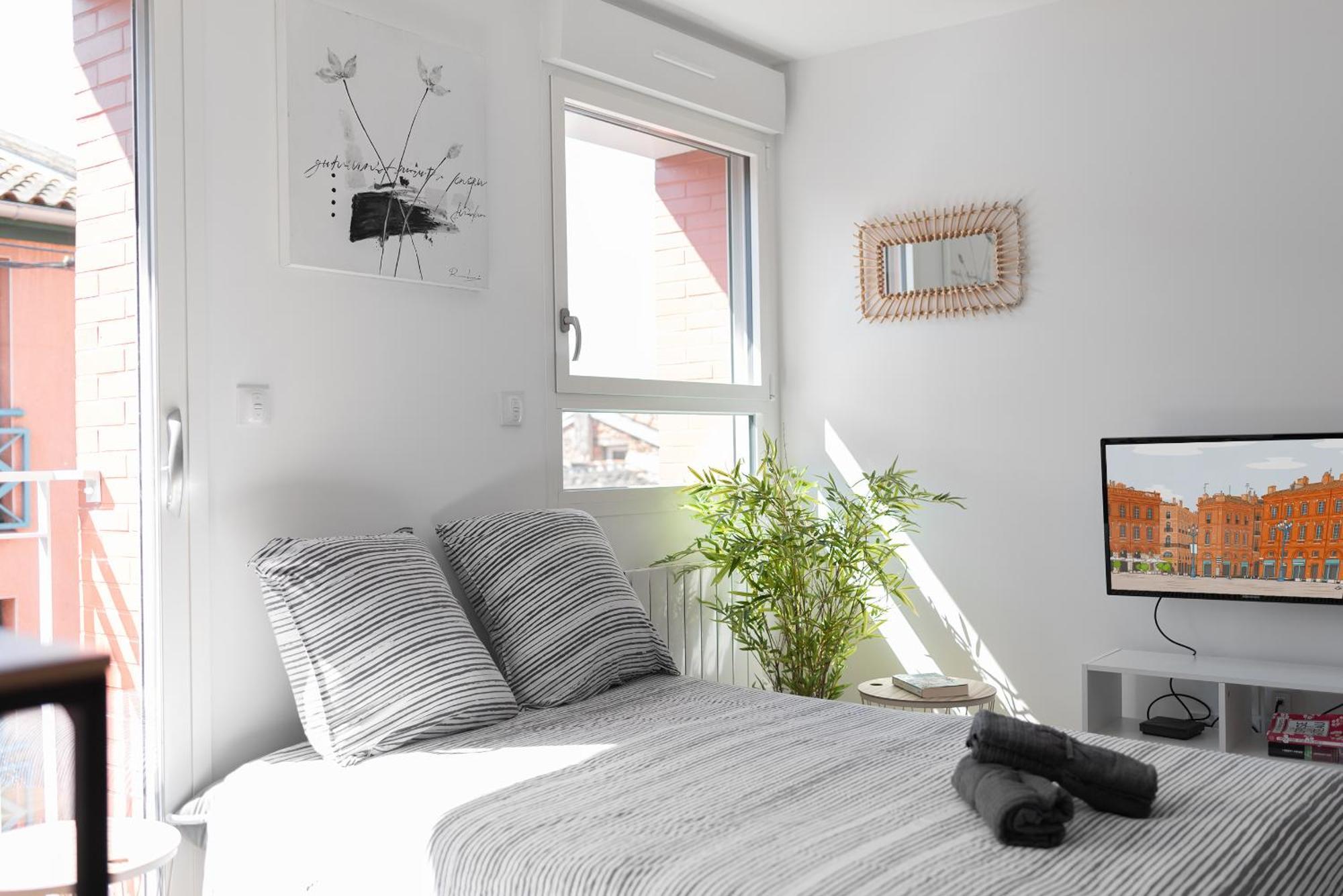 Apartament T2 Avec Parking Gratuit - Proximite Gare Tuluza Zewnętrze zdjęcie